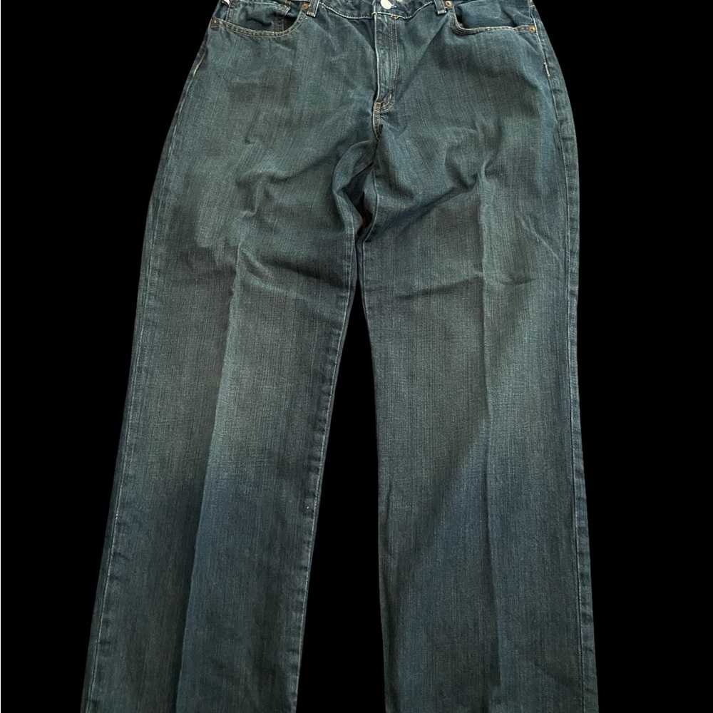 Ralph Lauren Saturday blue jeans size 14 cotton medium wash denim straight leg - Picture 16 of 16